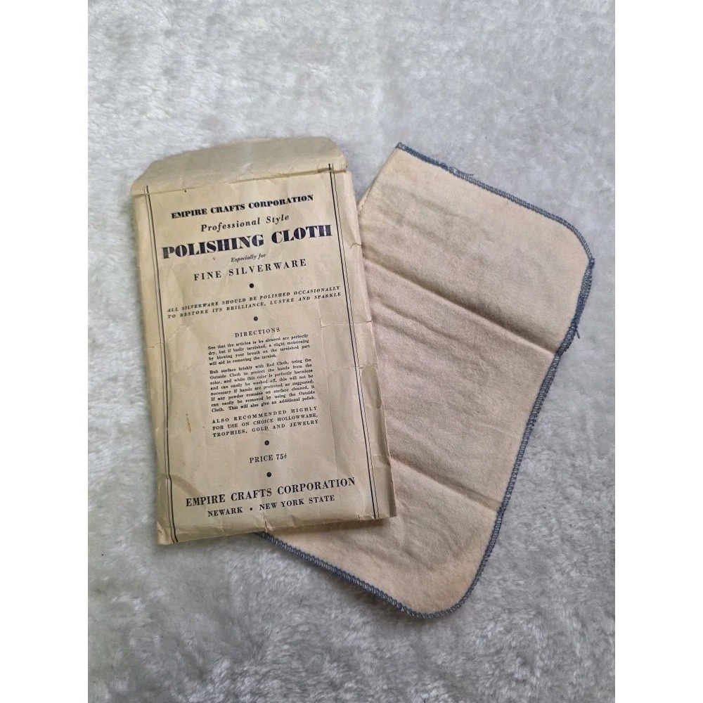 Vintage‎ Empire Crafts Corp Professional Silverware Polishing Cloth